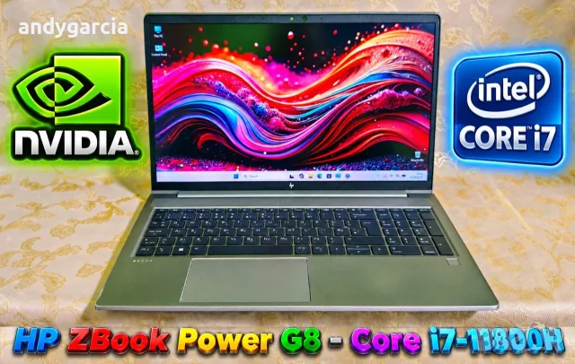 HP ZBook Power G8/Intel Core i7-11800H/NVIDIA T600 4GB/16GB RAM/512GB SSD/15.6 FHD IPS WorkStation