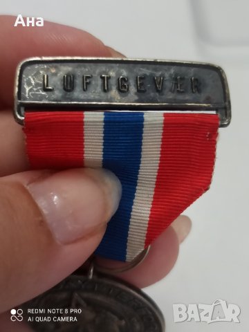 норвежки сребърен медал с маркировка , снимка 3 - Антикварни и старинни предмети - 42138642