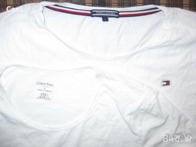 Тениски TOMMY H., CALVIN KLEIN  дамски,Л-ХЛ, снимка 1 - Тениски - 37971546