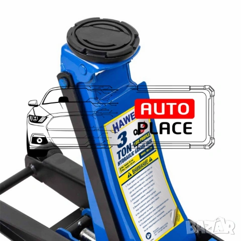 Нископрофилен крик 3 тона 85 – 430 мм Hawek, снимка 2 - Други инструменти - 54027279