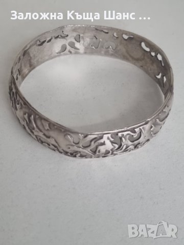 Сребърна гривна 27 грама , снимка 5 - Гривни - 42022772