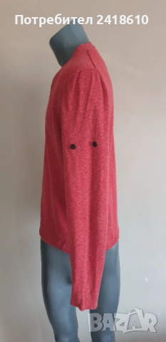 Stone Island Cotton Knit V - Neck Mens Size S ОРИГИНАЛ! Мъжки памучен Пуловер!, снимка 9 - Пуловери - 52495821