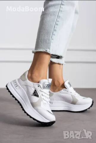  Guess бели дамски маратонки 