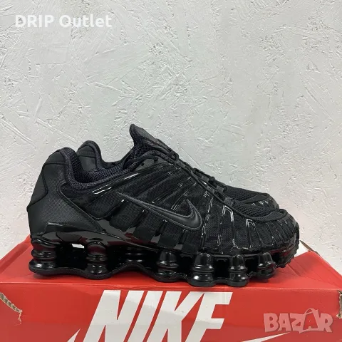 !НОВИ! Nike Shox TL | Triple Black | + КУТИЯ