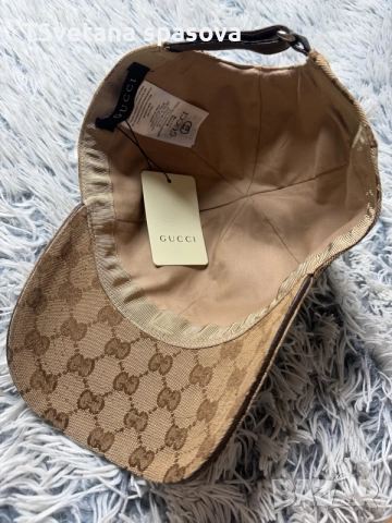 шапка с козирка Gucci , снимка 6 - Шапки - 56087377
