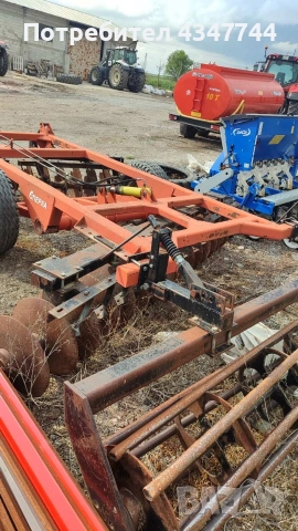 Дискова брана ПЕРЛА с тръбен валяк, работна ширина 3.5 метра, снимка 3 - Селскостопанска техника - 53906766