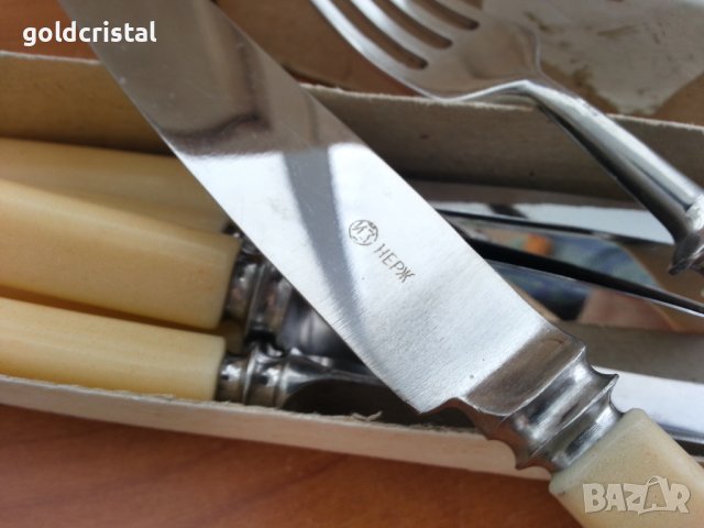 Руски прибори за хранене вилици ножове, снимка 5 - Антикварни и старинни предмети - 36771212