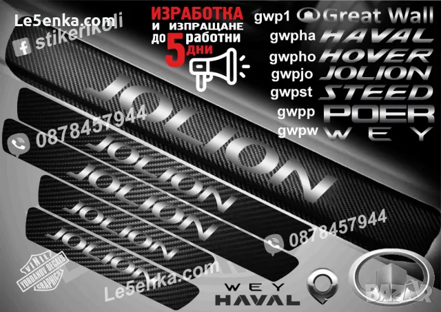 ПРАГОВЕ карбон JOLION фолио стикери gwpjo