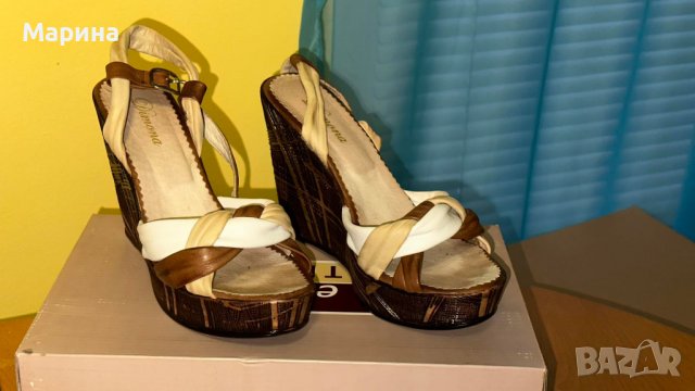 Дамскии сандали от естествена кожа, снимка 1 - Сандали - 39841248