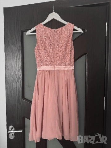 Розова коктейлна рокля Jake’s Cocktail , снимка 2 - Рокли - 52097429