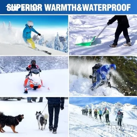 Нови Акумулаторни Електрически самонагряващи ръкавици 7,4 V 6400 mAh Мъже, снимка 6 - Аксесоари за коса - 49892854