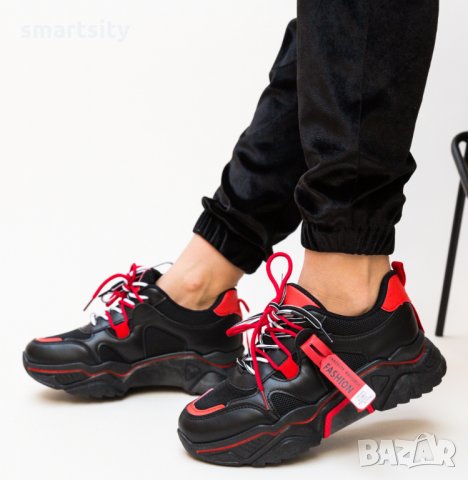 Дам кец плат и кожа на платформа, снимка 1