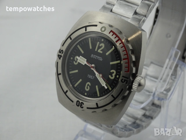 ВОСТОК АМФИБИЯ АВТОМАТИЧЕН ref: 90082А, снимка 8 - Мъжки - 53128705