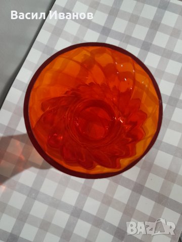 Стъклена ваза, снимка 2 - Декорация за дома - 38902824