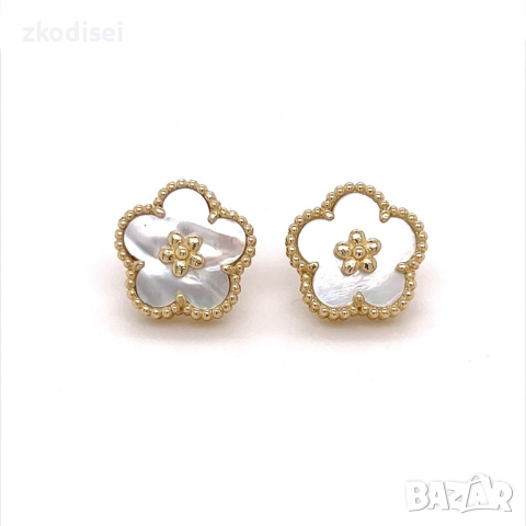Златни обеци Van Cleef 5,81гр. 14кр. проба:585 модел:22478-5