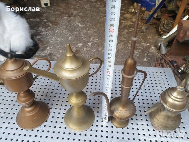 Лампи  медни - месенгови, снимка 3 - Антикварни и старинни предмети - 30590760