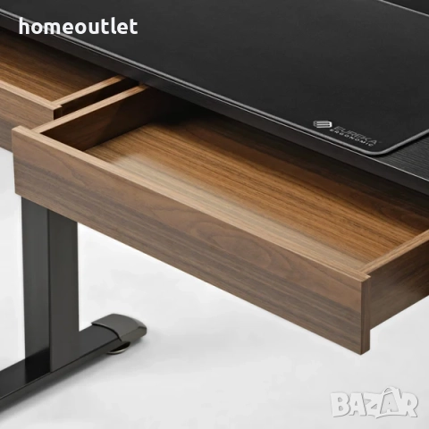 ПРОМОЦИЯ Офис бюро с класически дизайн и регулируема височина ERK-ED-I55-WN, снимка 7 - Бюра - 52825312