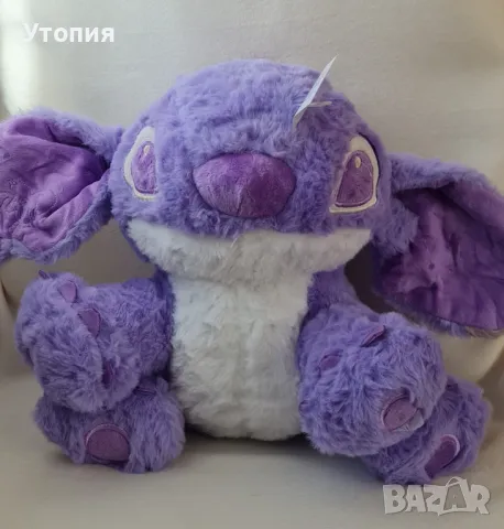 НОВО! Голям плюшен Стич, лилав цвят