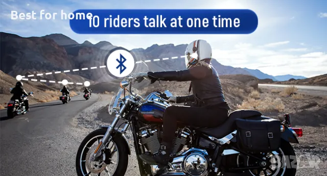 LEXIN B4FM Bluetooth интерком слушалки за мотоциклети, снимка 14 - Аксесоари и консумативи - 50172833