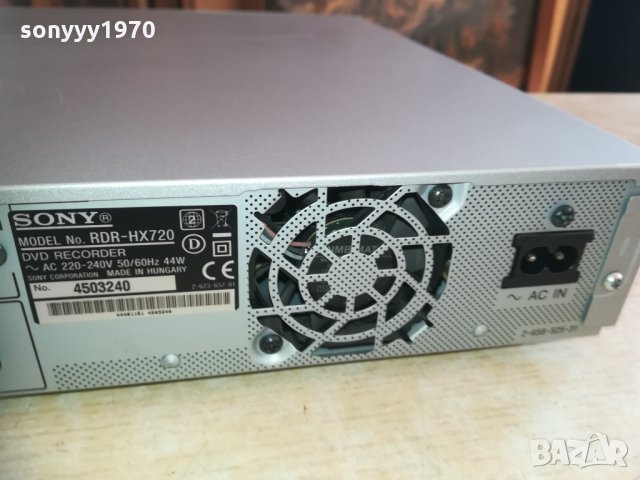 sony rdr-hx720 hdd/dvd recorder 2502211335, снимка 18 - Плейъри, домашно кино, прожектори - 31950785