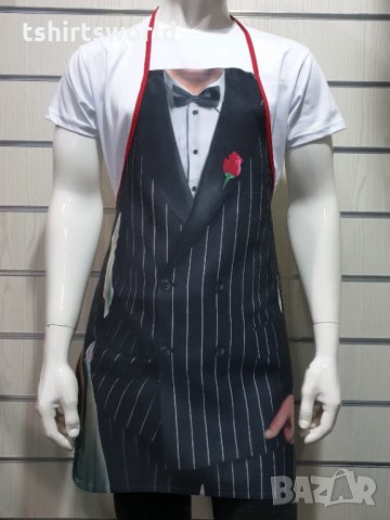 Нова мъжка забавна готварска престилка Мъж на годината, снимка 3 - Подаръци за мъже - 30696413