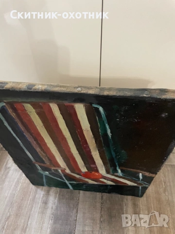 Стара маслена картина, снимка 4 - Антикварни и старинни предмети - 53284995