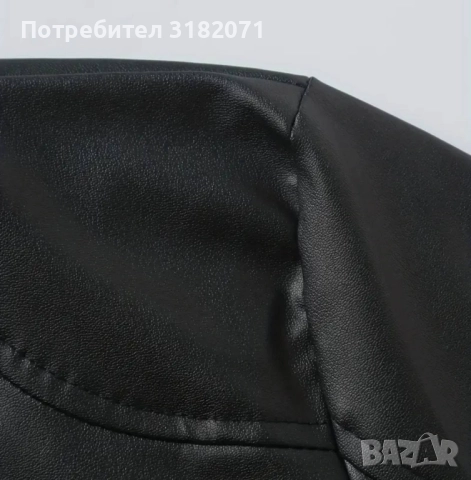 ЧИСТО НОВО мъжко кожено яке,изкуствена кожа, снимка 7 - Якета - 52059766
