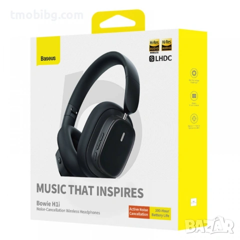 Baseus Bowie H1i Bluetooth 5.0 - Black A00050402113-00, снимка 5 - Bluetooth слушалки - 53300650