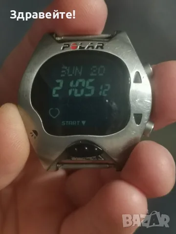 Електронен часовник Polar M91TI - титаниев корпус