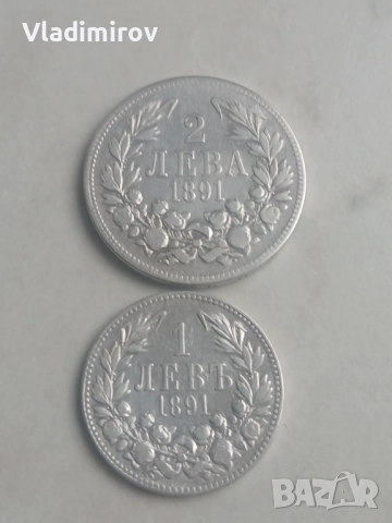 Лот монети 1891г