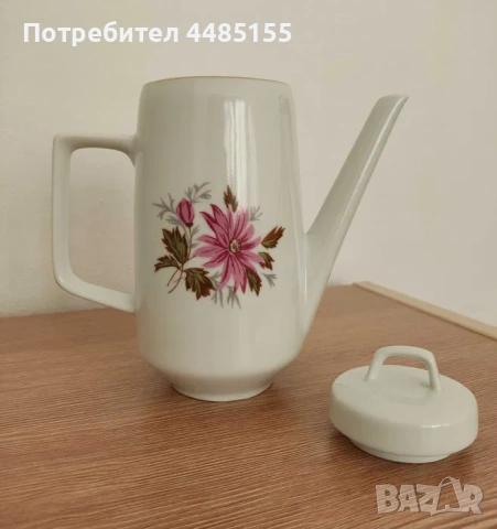 Кана с капак, български порцелан, ретро, снимка 4 - Аксесоари за кухня - 53082064