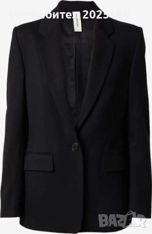 Дамско черно сако Н&М 