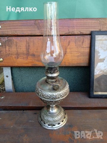 Оригинална газена лампа Gebrüder Brunner WIEN,1880г