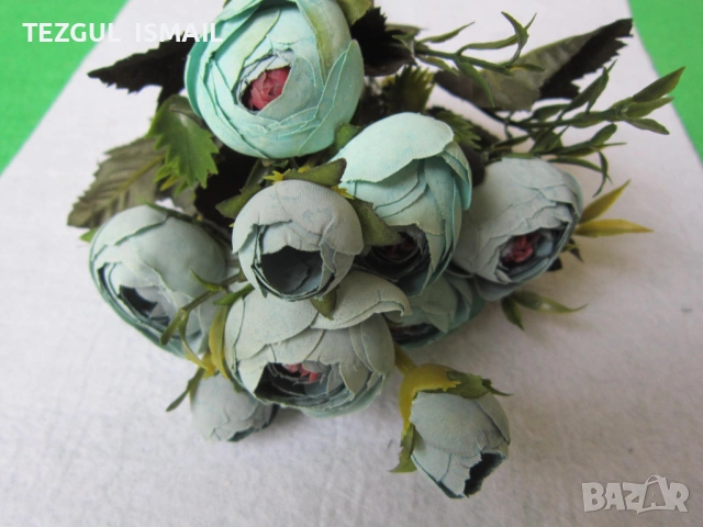 Букет божури, снимка 3 - Изкуствени цветя - 53901839