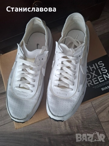 Nike waffle One Shoes White , снимка 3 - Маратонки - 53322885