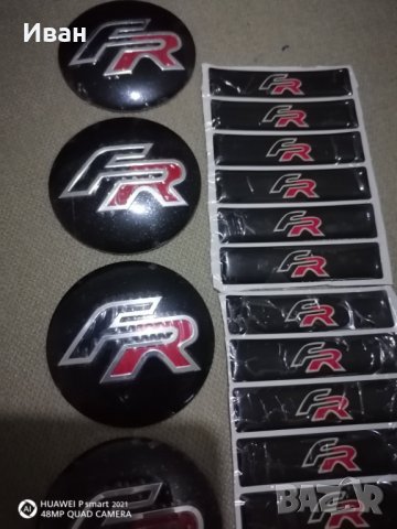 Стикери лепенки Сеат Seat ФР FR за капачки на джанти и калник или купе кола автомобил джип мотор, снимка 4 - Аксесоари и консумативи - 30678682