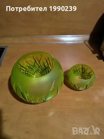 Стъклени купи за декорация – огнеупорно стъкло, снимка 4 - Декорация за дома - 48356287