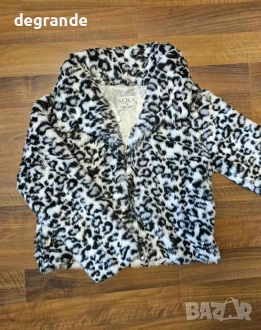 НАМАЛЕНО Дамско Палто в Леопардов Принт , снимка 5 - Якета - 52860636