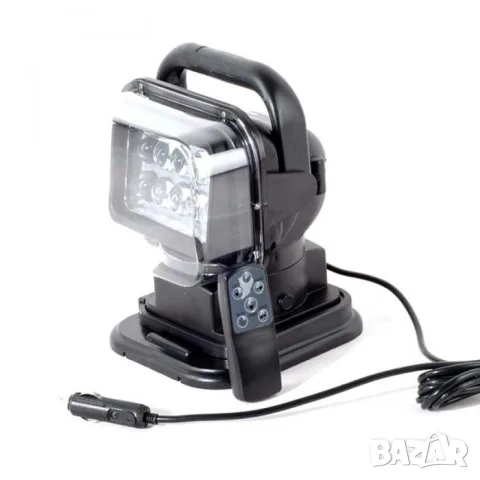Боен LED фар с дистанционно 50W 12V-24V