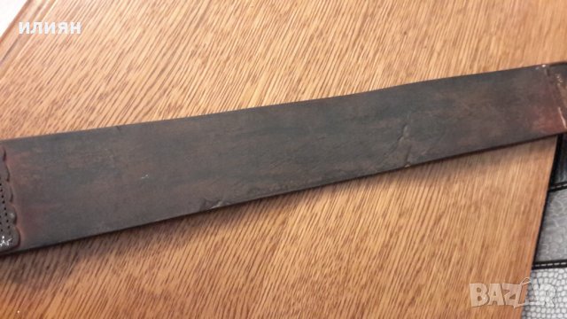 Стар бръснарски каиш за заточване на бръсначи има забележки , снимка 11 - Антикварни и старинни предмети - 44246449