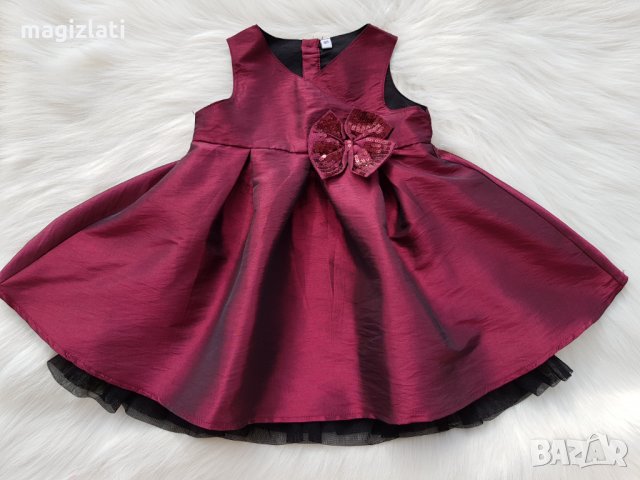 Коледна рокля 86см. , снимка 4 - Бебешки рокли - 33883751