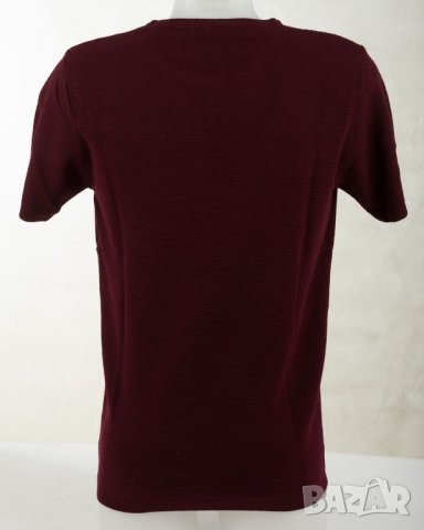 Мъжка блуза в цвят бордо Jimmy Sanders, снимка 2 - Блузи - 42893230