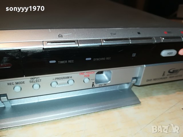 sony rdr-hx725 hdd/dvd recorder, снимка 12 - Плейъри, домашно кино, прожектори - 29121644