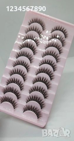 3D Мигли 10 чифта в кутия, снимка 4 - Други - 53900366