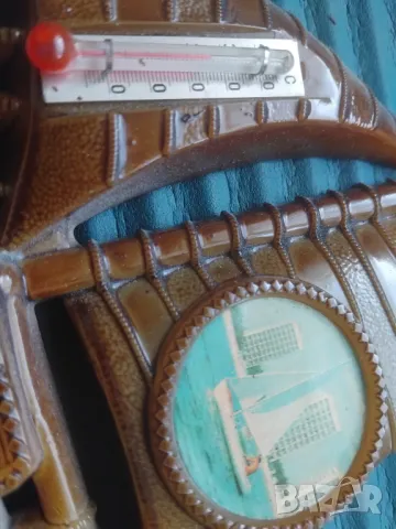 Ветроходен Кораб  - ретро сувенир с термометър, снимка 5 - Антикварни и старинни предмети - 49852741