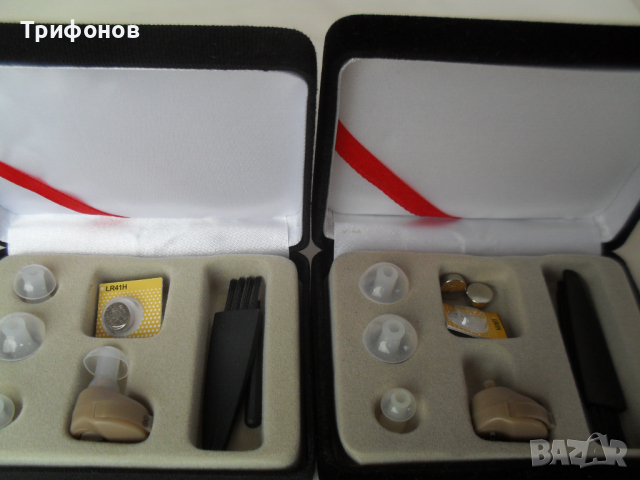 ОРИГИНАЛ мини „Weinberger“ немскки слухов апарат с регулирне на звука+ 3 размера тапи+ сертификат, снимка 6 - Слухови апарати - 44805906