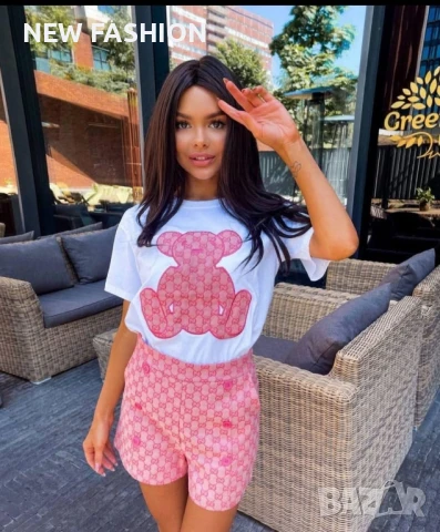 Дамски Памучни Комплекти ✨ Gucci 