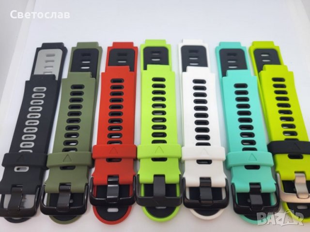 Garmin Forerunner 25/220/230/235/620/630/735xt силиконови каишки, снимка 5 - Каишки за часовници - 23038112