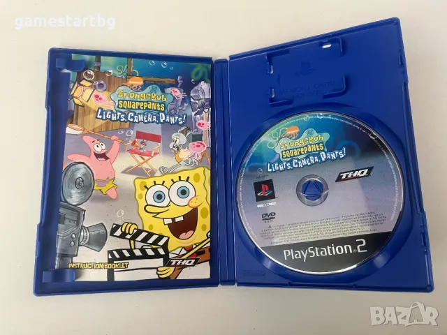 SpongeBob SquarePants: Lights, Camera, Pants! за PS2, снимка 3 - Игри за PlayStation - 49363098