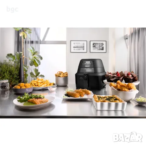 Фритюрник De’Longhi IdealFry FH2184.BK, 1400 W, 1.25 кг, 5 предварително зададени програми, Цифров д